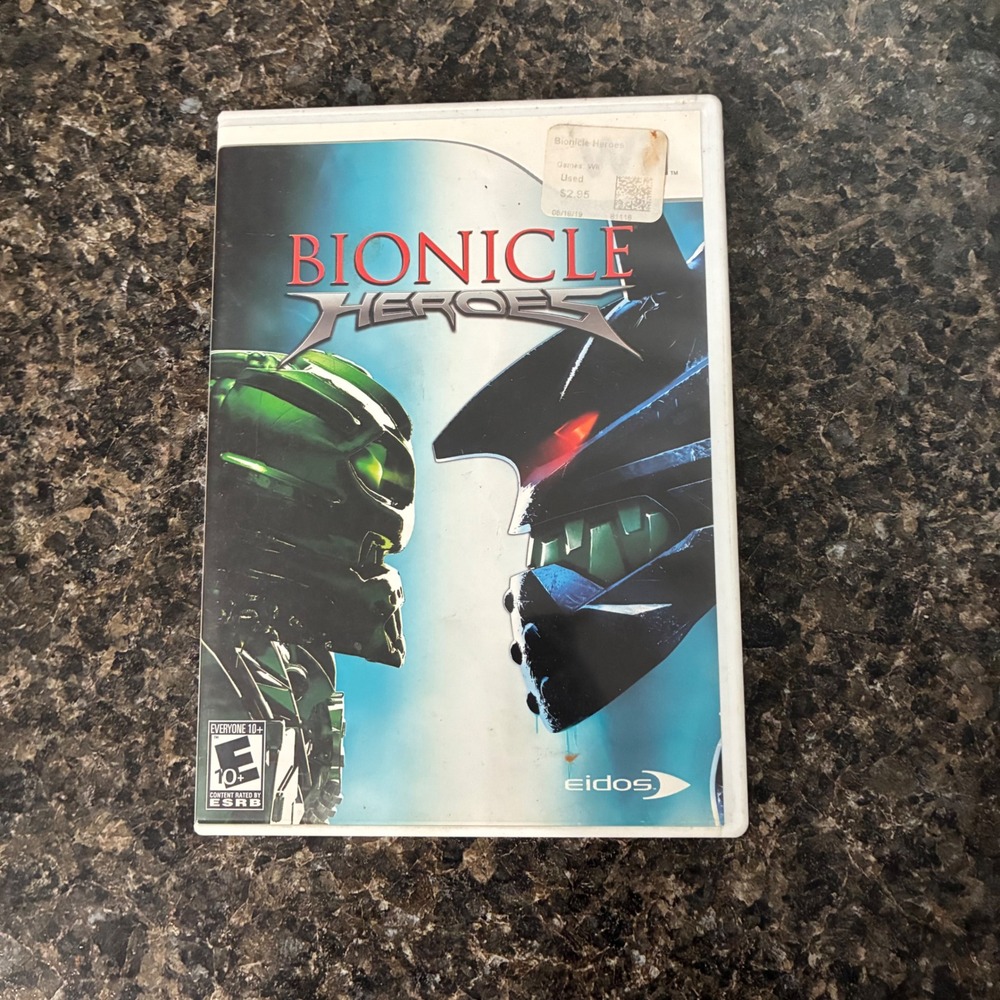 Bionicle Heroes Nintendo Wii Game with Bonus Bionicle 3 DVD and Manual